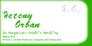 heteny orban business card